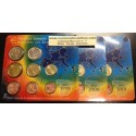 ESPAÑA CARTERA FNMT EURO 1999+2000+2001 BU SET KMS EURO 1+2+5+10+20+50 Centimos 1+2 EUROS