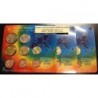 ESPAÑA CARTERA FNMT EURO 1999+2000+2001 BU SET KMS EURO 1+2+5+10+20+50 Centimos 1+2 EUROS