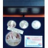 . 7,40 ONZAS de PLATA PURA x España 10 EUROS 2005 + 50 EUROS 2005 IV CENTENARIO DEL QUIJOTE PLATA ESTUCHE FNMT NO CARÁTULA