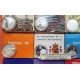 . 9 monedas x ESPAÑA 1000 PESETAS 1995+1996+1997+1998+1999+2000 PLATA ESTUCHE CERTIFICADO FNMT Serie completa