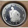 ESPAÑA 5 ECU 1993 HOMENAJE A DON JUAN DE BORBON BARCO EL SALTILLO MONEDA DE PLATA PROOF 1 ONZA ESTUCHE FNMT 5 ECUS 1993