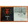 ESPAÑA CARTERA FNMT 2000 PESETAS 1995 PALACIO DE ORIENTE DE MADRID MONEDA DE PLATA SC ESTUCHE OFICIAL FNMT