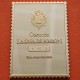 0,71 Onzas LINGOTE DE PLATA PURA y BAÑO DE ORO x ESPAÑA forma de sello 1 PESETA - REY FERNANDO VII ENTRONADO