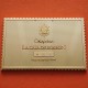 0,78 Onzas LINGOTE DE PLATA PURA y BAÑO DE ORO x ESPAÑA forma de sello 15 CENTIMOS EXPOSICIÓN INDUSTRIAL