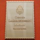 0,71 Onzas LINGOTE DE PLATA PURA y BAÑO DE ORO x ESPAÑA forma de sello 4 PESETAS - CRUZ ROJA ESPAÑOLA