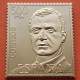 0,64 Onzas LINGOTE DE PLATA PURA y BAÑO DE ORO x ESPAÑA forma de sello 500 PESETAS 1975 REY JUAN CARLOS I