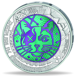 . @1ENVÍO HOY@ AUSTRIA 25 EUROS 2026 QUANTUM PHYSICS MONEDA DE PLATA y NIOBIO ESTUCHE Niob silver