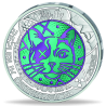 . @1ENVÍO HOY@ AUSTRIA 25 EUROS 2026 QUANTUM PHYSICS MONEDA DE PLATA y NIOBIO ESTUCHE Niob silver