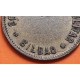 . @RARA@ BILBAO 5 CENTIMOS FICHA DE COOPERATIVA CIVICO MILITAR MONEDA DE LATON - RESELLO