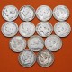 @ARRAS DE MATRIMONIO@ ESPAÑA 1 PESETA 1870 a 1904 ALFONSO XII y XIII - 13 MONEDAS DE PLATA PARA EL DIA DE TU BODA