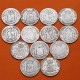 @ARRAS DE MATRIMONIO@ ESPAÑA 1 PESETA 1870 a 1904 ALFONSO XII y XIII - 13 MONEDAS DE PLATA PARA EL DIA DE TU BODA