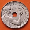 . @PRECIOSA@ ESPAÑA 25 CENTIMOS 1934 DAMA MONEDA DE NICKEL SC + Imperfecciones REPÚBLICA ESPAÑOLA R/2