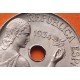 . @PRECIOSA@ ESPAÑA 25 CENTIMOS 1934 DAMA MONEDA DE NICKEL SC + Imperfecciones REPÚBLICA ESPAÑOLA R/2