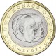 MONACO 1 EURO 2002 PRINCIPE RAINIERO III y ALBERTO MONEDA BIMETALICA SC @ESCASA@