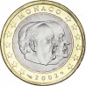 MONACO 1 EURO 2002 PRINCIPE RAINIERO III y ALBERTO MONEDA BIMETALICA SC @ESCASA@