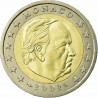 @ESCASA@ MONACO 2 EUROS 2002 REY RAINIERO III y PRINCIPE ALBERTO BIMETALICA SC NO CONMEMORATIVA