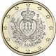 SAN MARINO 1 EURO 2008 ESCUDO NACIONAL MONEDA BIMETALICA 1º TIPO desde 2002 al 2016 SC 1€ coin