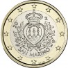 SAN MARINO 1 EURO 2008 ESCUDO NACIONAL MONEDA BIMETALICA 1º TIPO desde 2002 al 2016 SC 1€ coin