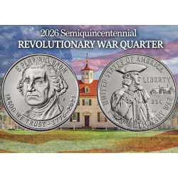 . @0ENVÍO HOY@ ESTADOS UNIDOS 25 CENTAVOS 2026 D SOLDADO CON RIFLE 1776 ANNIVERSARY Quarter 2ª MONEDA DE NICKEL SC