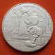 FRANCIA 10 EUROS 2018 MICKEY & LA FRANCE BARCO VELERO MONEDA DE PLATA SC + DEFECTOS