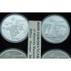 . 4,32 ONZAS PLATA PURA x CANADA 5 DOLARES 1973 + 10 DOLARES 1973 OLIMPIADA DE MONTREAL 1976 PROOF **4 MONEDAS NO ESTUCHE**