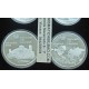. 4,32 ONZAS PLATA PURA x CANADA 5 DOLARES 1973 + 10 DOLARES 1973 OLIMPIADA DE MONTREAL 1976 PROOF **4 MONEDAS NO ESTUCHE**