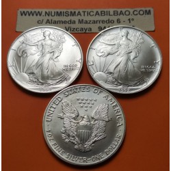 ESTADOS UNIDOS 1 DOLAR 1992 EAGLE LIBERTY MONEDA DE PLATA PURA SC $1 Dollar Coin USA UNITED STATES ONZA OZ OUNCE