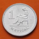 MOZAMBIQUE 1 METICAL 1986 DAMA SENTADA KM.99A MONEDA DE ALUMINIO SC- Mocambique