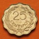 PARAGUAY 25 CENTIMOS 1953 LEON - PAZ y JUSTICIA KM.27 MONEDA DE LATON EBC República