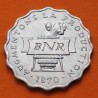 RWANDA 2 FRANCOS 1970 FAO RECOLECCION DE CAFE KM.10 MONEDA DE ALUMINO SC Ruanda 2 Francs BNR