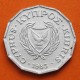 CHIPRE 1/2 CENTIMO 1983 FLORA AUTÓCTONA KM.52 MONEDA DE ALUMINIO SC- FORMA LOBULADA Cyprus