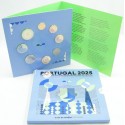 . @0Tirada 3.000@ PORTUGAL CARTERA OFICIAL EUROS 2025 SC 1 Céntimo a 2 EUROS 2025 SC 8 Monedas MINT SET BU