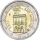 SAN MARINO 2 EUROS 2011 CASA DEL GOBIERNO @Diseño TIPO 1@ SC MONEDA TIPO NORMAL NO CONMEMORATIVA @ESCASA@
