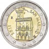 SAN MARINO 2 EUROS 2011 CASA DEL GOBIERNO @Diseño TIPO 1@ SC MONEDA TIPO NORMAL NO CONMEMORATIVA @ESCASA@