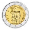 SAN MARINO 2 EUROS 2013 CASA DEL GOBIERNO @Diseño TIPO 1@ SC MONEDA TIPO NORMAL NO CONMEMORATIVA @ESCASA@