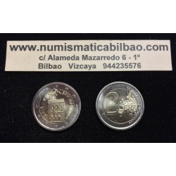 SAN MARINO 2 EUROS 2016 CASA DEL GOBIERNO @Diseño TIPO 1@ SC MONEDA TIPO NORMAL NO CONMEMORATIVA @ESCASA@