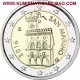SAN MARINO 2 EUROS 2016 CASA DEL GOBIERNO @Diseño TIPO 1@ SC MONEDA TIPO NORMAL NO CONMEMORATIVA @ESCASA@
