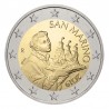 SAN MARINO 2 EUROS 2019 @Nuevo Diseño@ RETRATO DE SAN MARINO POR GIOVAN BATTISTA SC MONEDA TIPO NORMAL NO CONMEMORATIVA