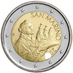 . 1 aaaaacoin SAN MARINO 2 EUROS 2024 RETRATO GIOVAN BATTISTA Nuevo Diseño SC MONEDA TIPO NORMAL @NO CONMEMORATIVA@