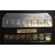 TIRA DE PLASTICO DE GRAN CALIDAD PARA 8 MONEDAS EURO o MONEDAS MUNDIALES 8 ESPACIOS