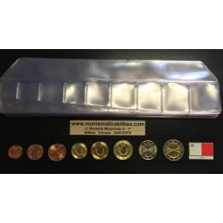 TIRA DE PLASTICO DE GRAN CALIDAD PARA 9 MONEDAS EURO o MONEDAS MUNDIALES 9 ESPACIOS