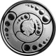 . 1 aaaaacoin GHANA 5 CEDIS 2022 ALIENIGENA DENTRO DE NAVE EXTRARRESTRE MONEDA DE PLATA PURA ONZA OZ Alien TXT