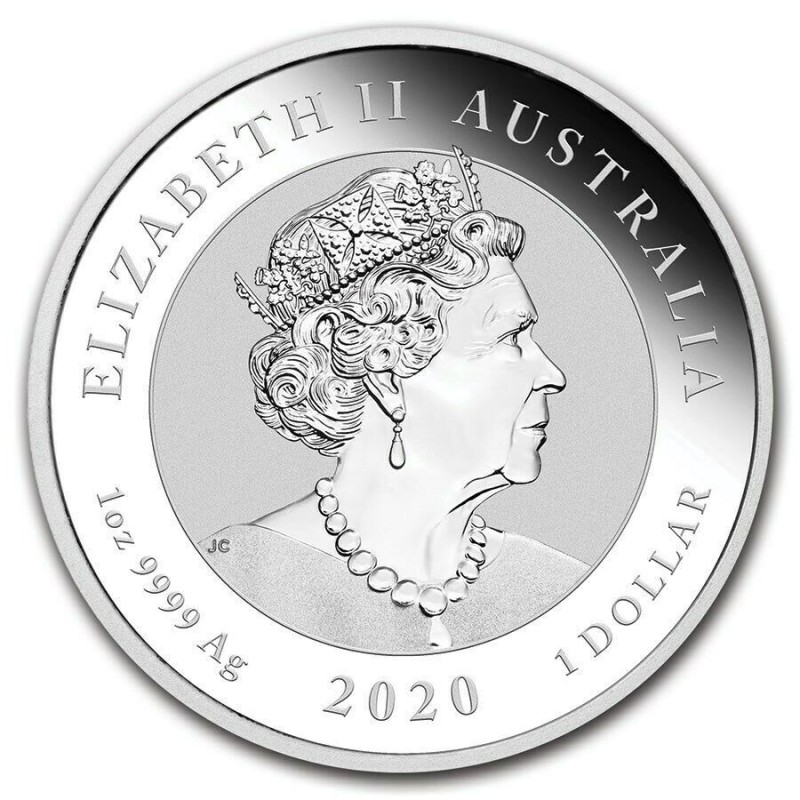 . 1 acoin AUSTRALIA 1 DOLAR 2020 PIXIU DRAGONES GUARDIANES MONEDA DE PLATA PURA ONZA OZ silver CAPSULA (Txt)