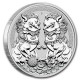 . @0RARA@ AUSTRALIA 1 DOLAR 2020 PIXIU DRAGONES GUARDIANES MONEDA DE PLATA PURA ONZA silver CÁPSULA Oztxt