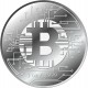 . 1 aaaacoin CHAD 5000 FRANCOS 2022 BITCOIN Cripto coin MONEDA DE PLATA PURA Tchad 1 ONZA OZ silver