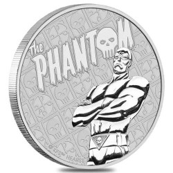 @SERIE COMIC MARVEL@ TUVALU 1 DOLAR 2019 EL INCREIBLE HULK 7ª MONEDA DE PLATA PURA SC Cápsula 1 ONZA 2019 OZ
