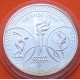 RUSIA 3 RUBLOS 2004 OLIMPIADA DE ATENAS - DEPORTES KM.858 MONEDA DE PLATA PROOF Russia Roubles URSS 1 ONZA Ley 900
