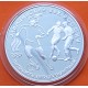 RUSIA 3 RUBLOS 1993 MUNDIAL DE FUTBOL CCCP KM.351 MONEDA DE PLATA PROOF Russia 3 Roubles URSS 1 ONZA Ley 900