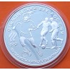 RUSIA 3 RUBLOS 1993 MUNDIAL DE FUTBOL CCCP KM.351 MONEDA DE PLATA PROOF Russia 3 Roubles URSS 1 ONZA Ley 900