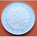 MALTA 2 LIRAS 1977 LUIGI PREZIOSI y GONDOLA KM.46 MONEDA DE PLATA PROOF + IMPERFECCIONES silver coin